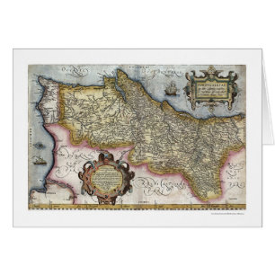 Portugal durch Ortelius Karte 1579