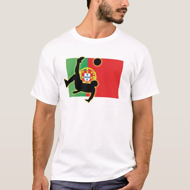 Portugal-Fahrrad-Tritt T-Shirt (Vorderseite)