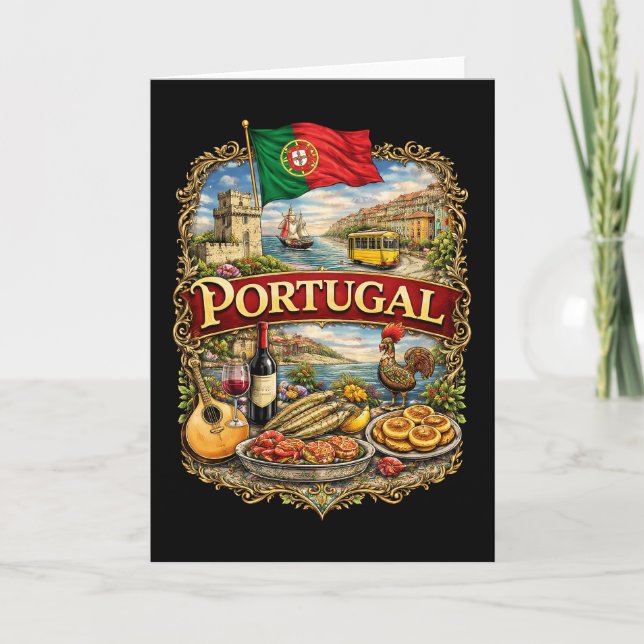 Portugal Feiertagskarte (Vorderseite)