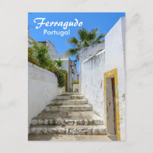 Portugal Ferragudo Old Street Postkarte