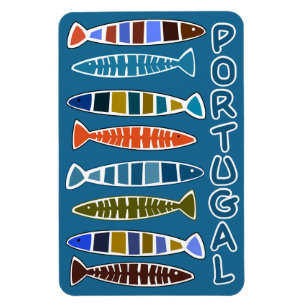 PORTUGAL Fish Pattern Magnet