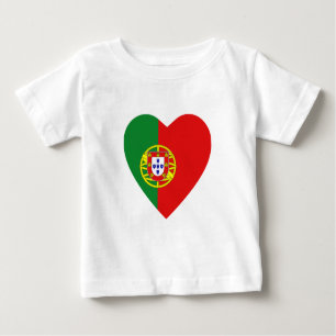 Portugal Flag Herz T - Shirt