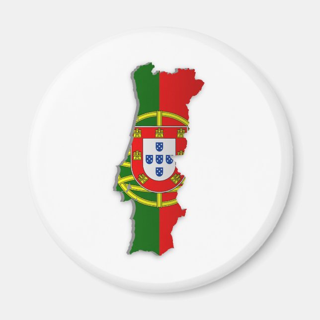 Portugal-Flag-Karte Magnet (Vorne)