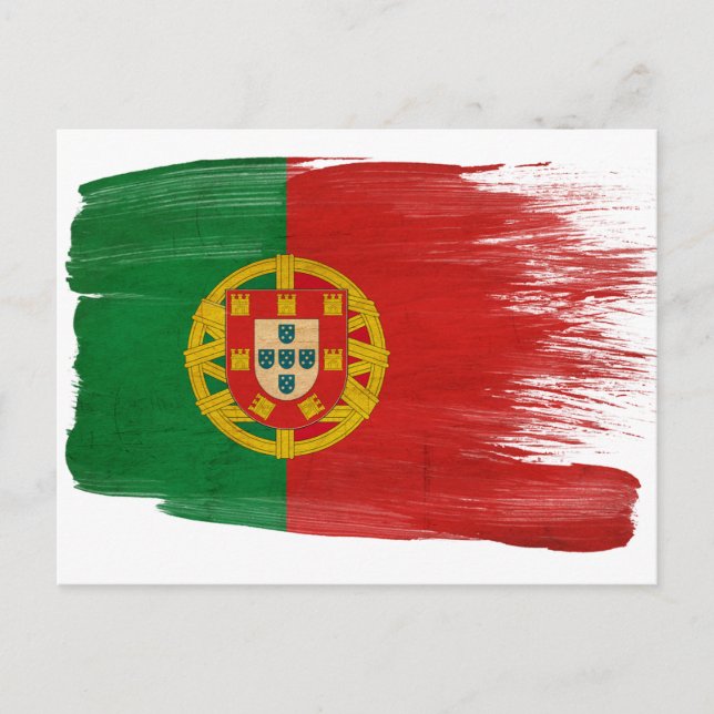 Portugal Flag Postkarten (Vorderseite)