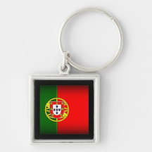 Portugal Flag Schwarzer Rand