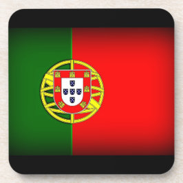 Portugal Flag Schwarzer Rand Untersetzer