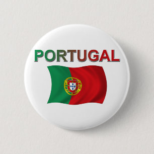 Portugal-Flagge Button