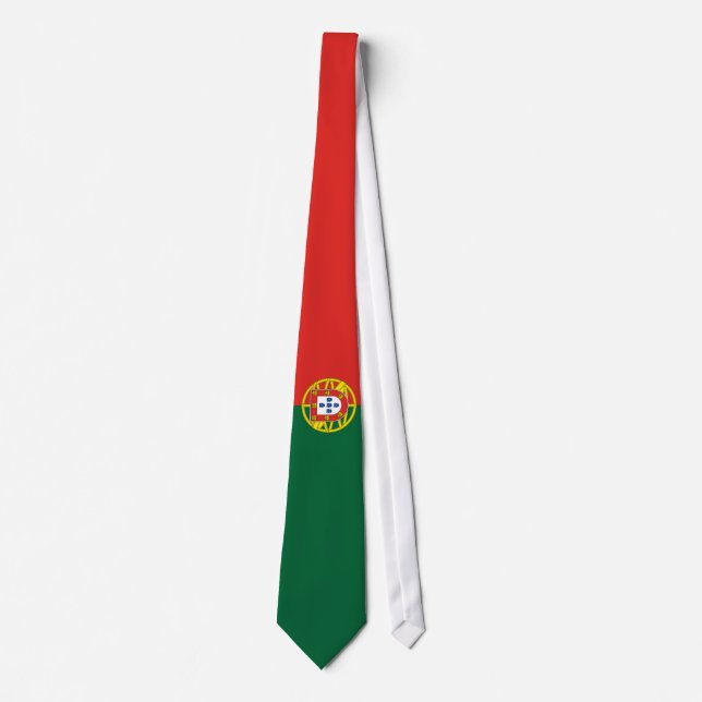 Portugal-Flagge Krawatte (Vorderseite)
