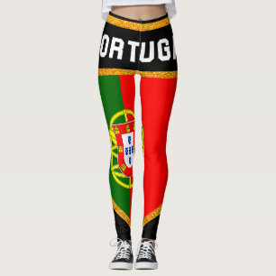Portugal-Flagge Leggings