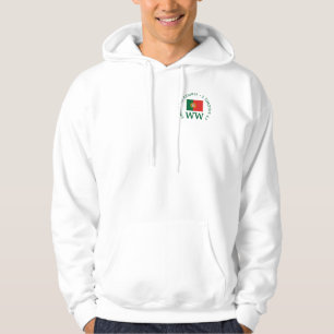 PORTUGAL Flagge Personalisiertes MONOGRAMM Golf Hoodie