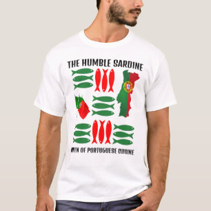 Portugal Flagge SARDINE Königin der portugiesische T-Shirt