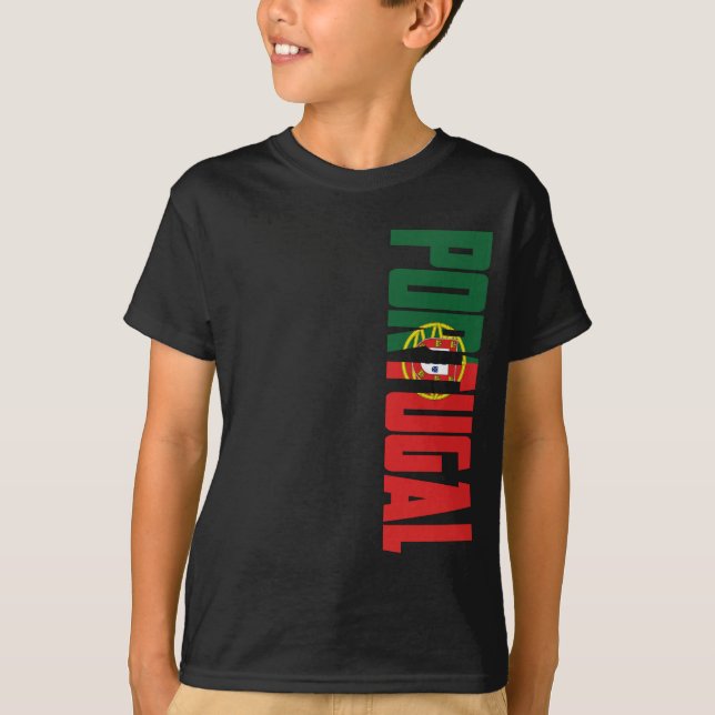 Portugal-Flagge T-Shirt (Vorderseite)