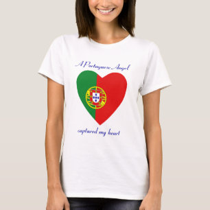 Portugal-Flagge T-Shirt für den Schatz