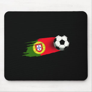 Portugal Flagge Trikot Portugiesische Fußballmanns Mousepad