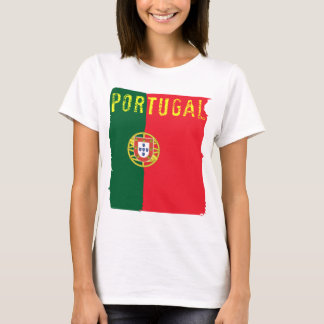 Portugal-Flaggen-Damen-Spitze T-Shirt