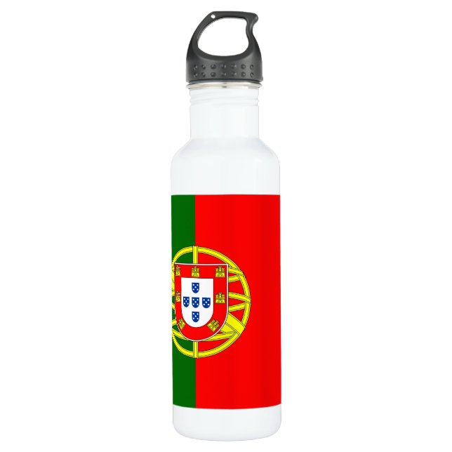 Portugal-Flaggen-Wasser-Flasche Edelstahlflasche (Vorderseite)
