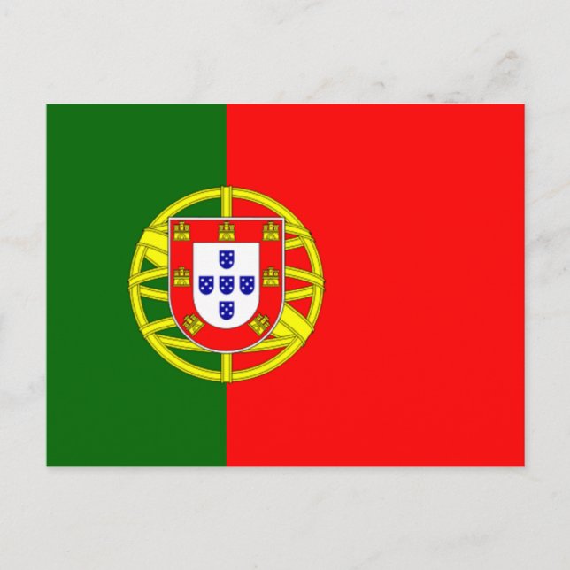 Portugal - Flaggenprodukte Postkarte (Vorderseite)
