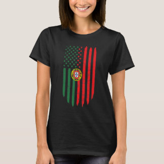 Portugal Flaggenstaat Portugiesische Vater Mama Er T-Shirt