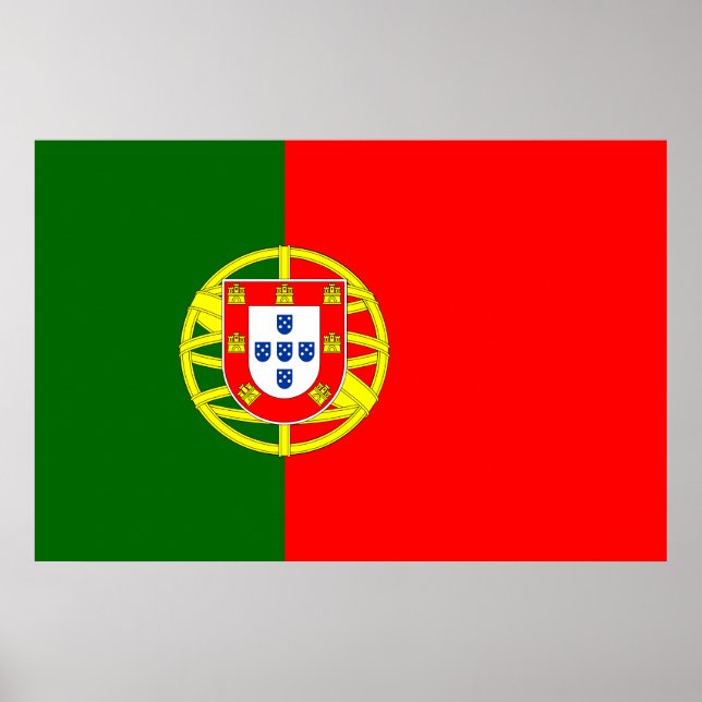 Portugal flagprint, Value Poster Paper (Matte) (Vorne)