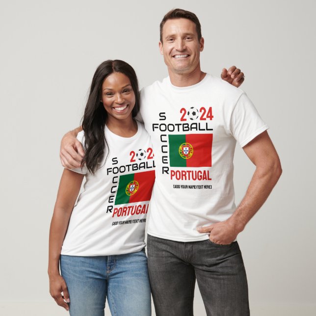 PORTUGAL Football Individuelle Name 2024 JEDES JAH T-Shirt (Unisex)
