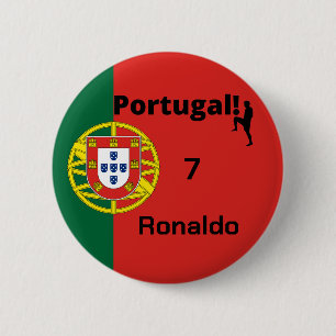 Portugal Fußball, anpassbar Button