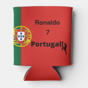 Portugal Fußball, anpassbar Dosenkühler