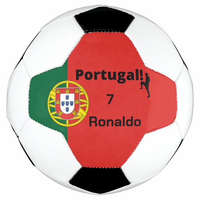 Portugal Fußball, anpassbar Fußball (Vorderseite)