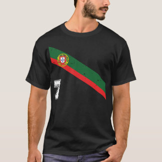 Portugal Fußball Nr. 7 Portugese Fußball Sports T-Shirt