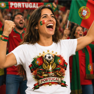 Portugal Fußball Portugiesische Fußballweltmeister T-Shirt