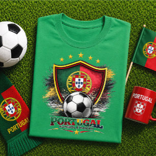 Portugal Fußball Portugiesische Fußballweltmeister T-Shirt