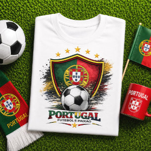 Portugal Fußball Portugiesische Fußballweltmeister T-Shirt