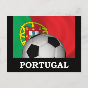 Portugal Fußball Postkarte