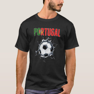 Portugal Fußballfans - Portugiesischer Fußball in  T-Shirt