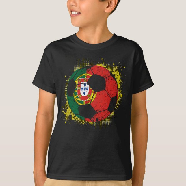Portugal-Fußballteam T-Shirt (Vorderseite)