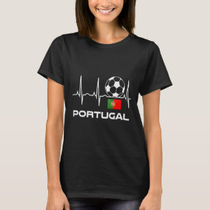 Portugal Fußballtrikot Portugiesisch Futebol Gesch T-Shirt