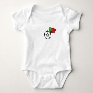 Portugal: Futebol/Fußballbaby Baby Strampler