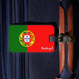Portugal Gepäckmarken, patriotische portugiesische Gepäckanhänger