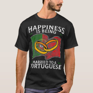 Portugal Hochzeit Portugiesische Republik Verheira T-Shirt