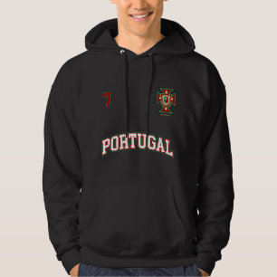 Portugal Hoodie Nummer 7 Fußball-Team Sport Portug