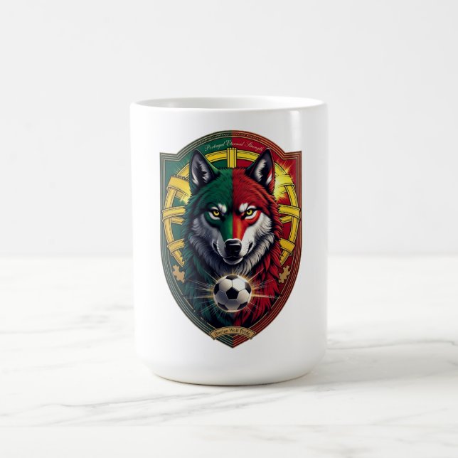 Portugal Iberian Wolf Glory Tee, National  Gift Kaffeetasse (Mittel)