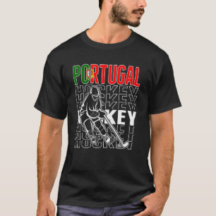 Portugal Ice Hockey Fans Portugiesische Hockey Tea T-Shirt