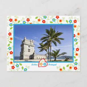 Portugal in Fotos - Belém Tower Postkarte