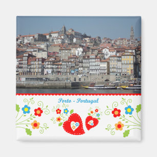 Portugal in Fotos - Blick auf die Stadt Porto Magnet