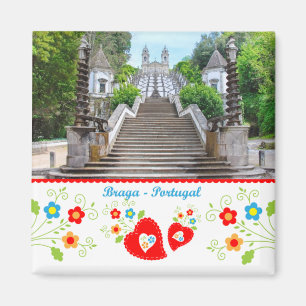 Portugal in Fotos - Bom Jesus Heiligtum, Braga Magnet
