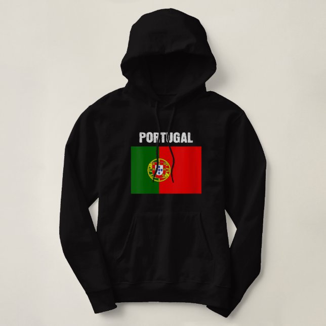 Portugal Jersey Retro Children Women Men 2 Hoodie (Design vorne)