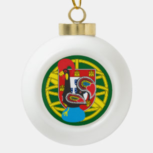 Portugal Keramik Kugel-Ornament