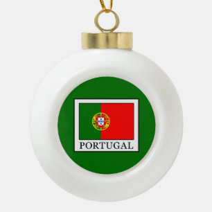 Portugal Keramik Kugel-Ornament