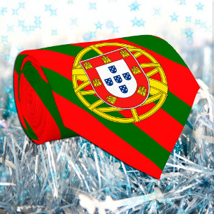 Portugal Krawatte, Mode, portugiesisches Flaggenge Krawatte