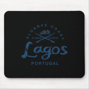 Portugal Lagos Surfen Vintage Mousepad