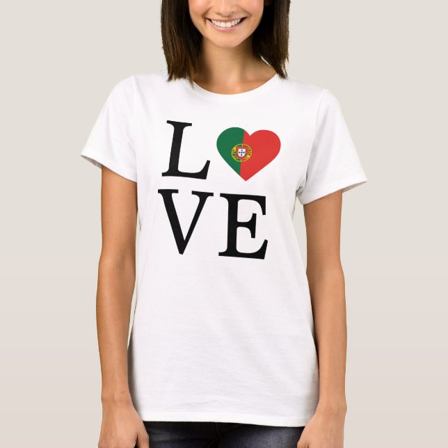 Portugal Liebe T-Shirt (Vorderseite)